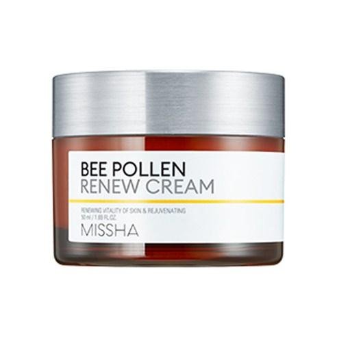 Missha Bee Pollen Renew Cream 50ml Nourishing Moisturizer - KBeauty - UK Face Cream Missha