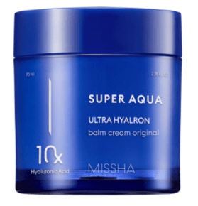 Missha Super Aqua Ultra Hyalron Balm Cream Original 70ml - KBeauty - UK Face Moisturiser Missha