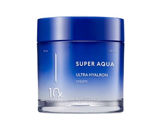 Missha Super Aqua Ultra Hyalron Cream 70ml for Deep Hydration - KBeauty - UK Face Moisturiser Missha