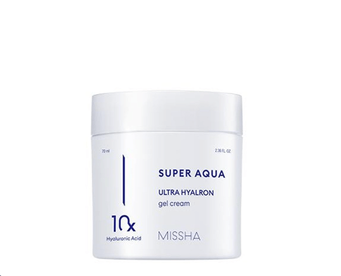 Missha Super Aqua Ultra Hyalron Gel Cream 70ml Hydrating Moisturizer - KBeauty - UK Face Moisturiser Missha