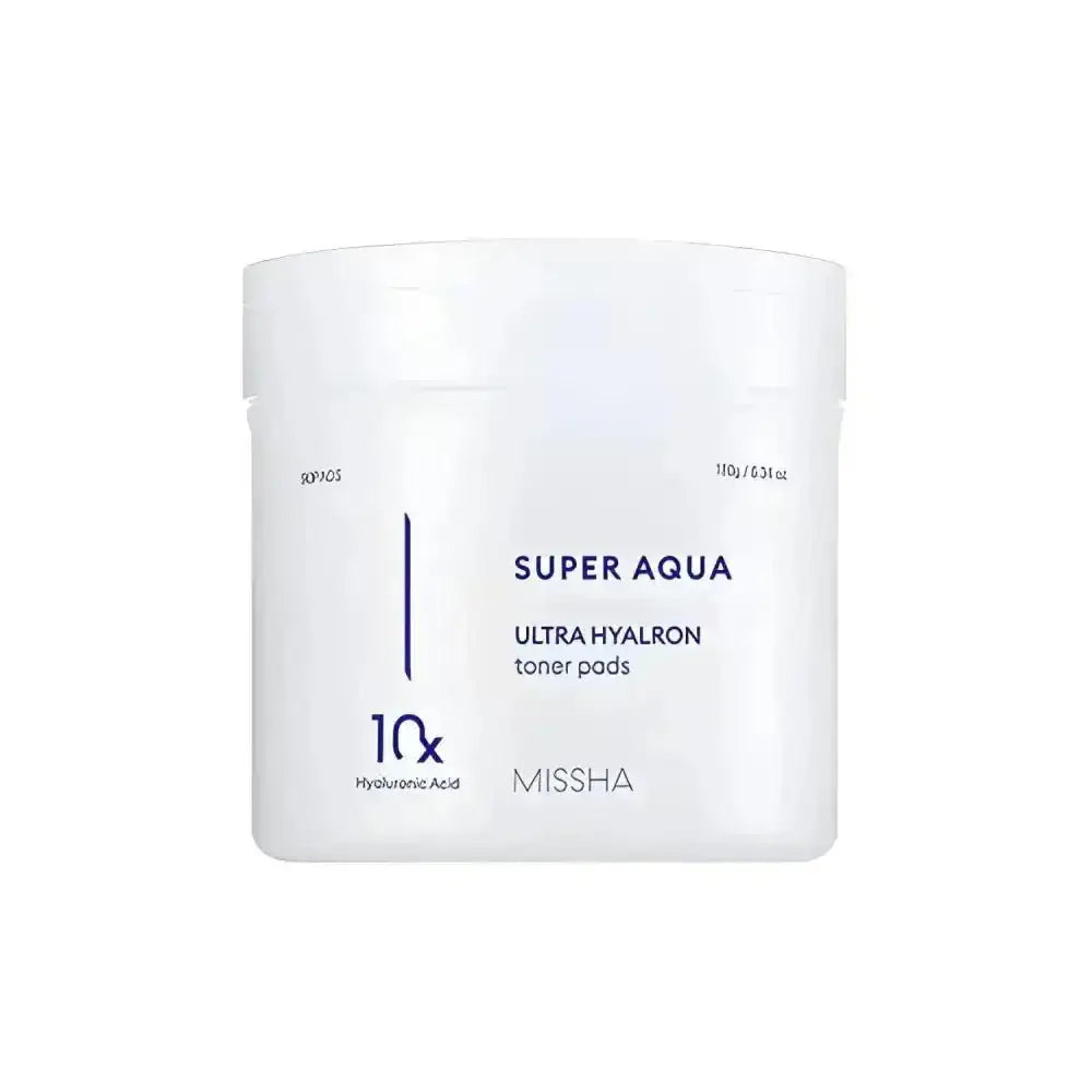 Missha Super Aqua Ultra Hyalron Toner Pads 180g 90pcs - 180g - Hydrating Pads