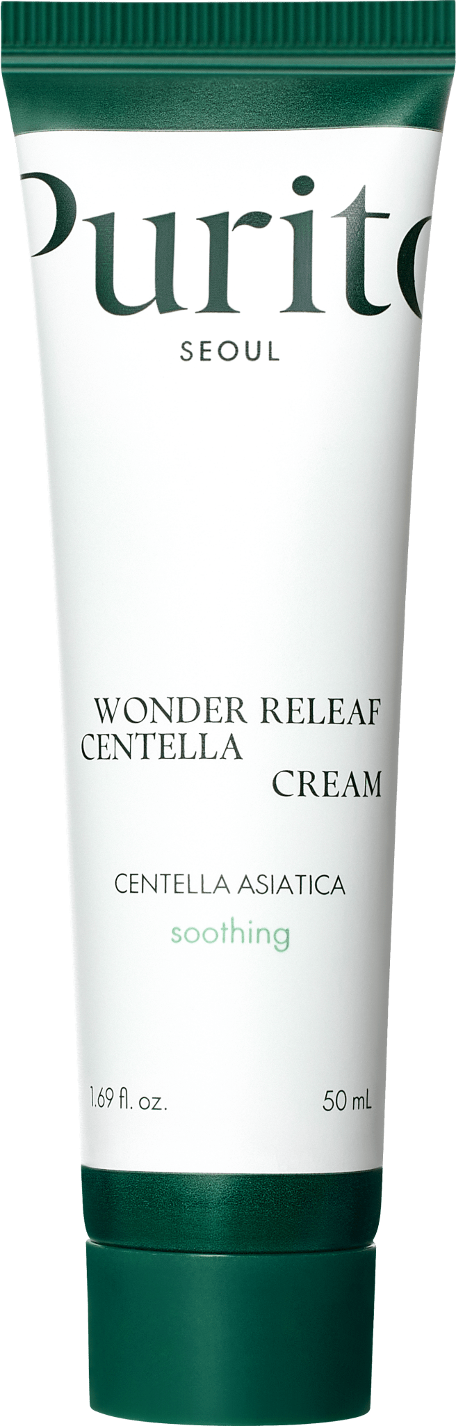 PURITO Wonder Releaf Centella Cream 50ml Soothing Moisturizer - KBeauty - UK Purito