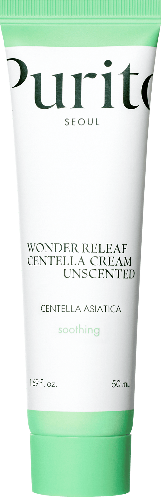 PURITO Wonder Releaf Centella Cream Unscented 50ml Moisturizer - KBeauty - UK Purito