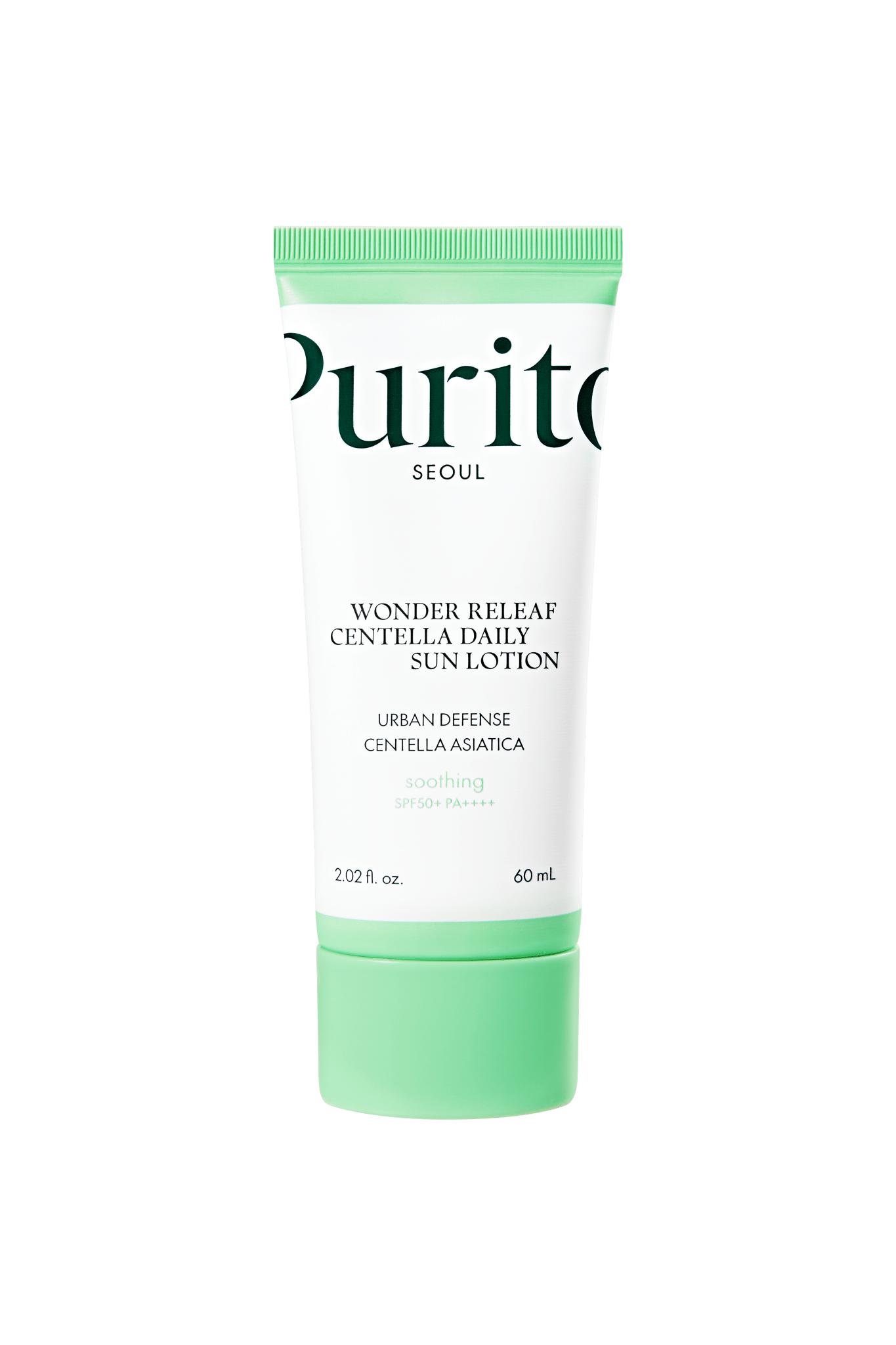 PURITO Wonder Releaf Centella Daily Sun Lotion SPF50 PA++++ 60ml - KBeauty - UK Purito