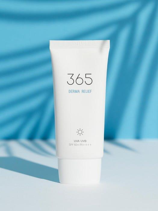 Roundlab 365 Derma Relief Sun Cream 50ml for Sensitive Skin - KBeauty - UK Round Lab