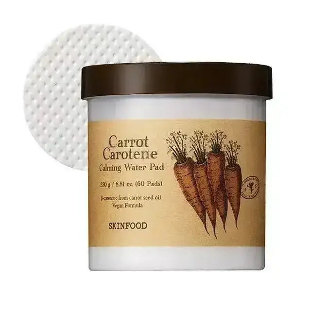 Skinfood Carrot Carotene Calming Water Pad 250g 60 Sheets - 60 sheets