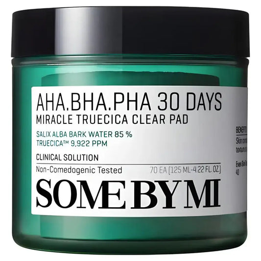 Somebymi AHA BHA PHA 30 Days Miracle Truecica Clear Pad 70ea - 125ml