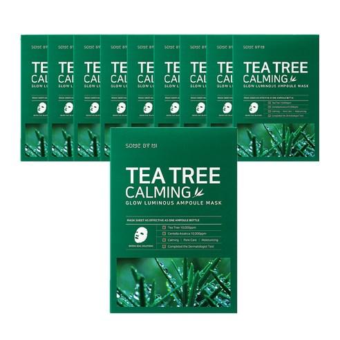 SomeByMi Tea Tree Calming Ampoule Mask 10 Pack - KBeauty - UK Some By Mi