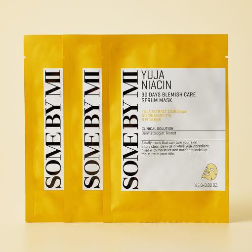 SomeByMi Yuja Niacin 30 Days Care Serum Mask 10 Pieces - KBeauty - UK Some By Mi