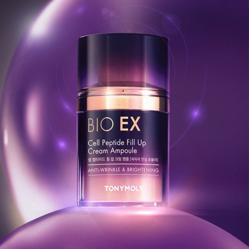 TONYMOLY BIO EX Cell Peptide Fill Up Cream Ampoule 50ml + 30ml(Refill) - Korean Beauty UK Ampoule TONYMOLY