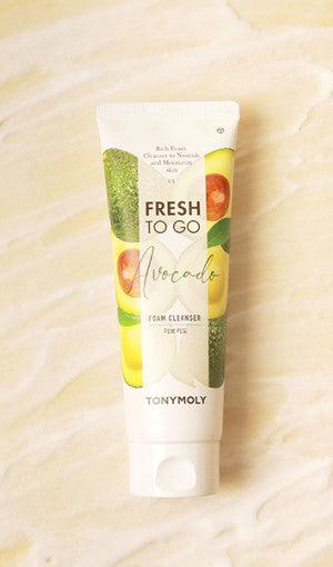 TONYMOLY Fresh To Go Avocado Foam Cleanser 170ml - Korean Beauty UK Cleansing Foam TONYMOLY