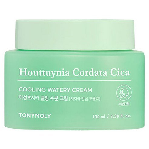 TONYMOLY Houttuynia Cordata Cica Cooling Watery Cream 100ml - Korean Beauty UK Cream TONYMOLY