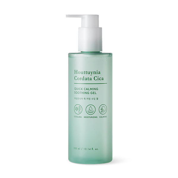 TONYMOLY Houttuynia Cordata Cica Quick Calming Soothing Gel 300ml - Korean Beauty UK Soothing Gel TONYMOLY