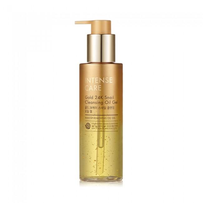 TONYMOLY Intense Care Gold 24k Snail Cleansing Oil Gel 190ml - Korean Beauty UK CLEANSING OIL TONYMOLY