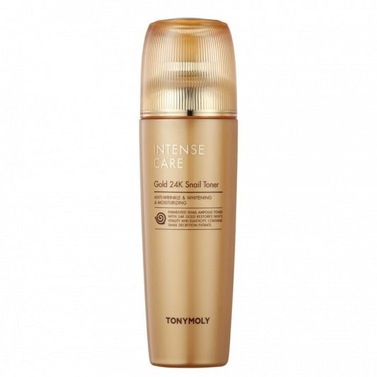 TONYMOLY Intense Care Gold 24K Snail Toner 140ml - Korean Beauty UK Toner TONYMOLY