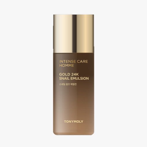 TONYMOLY Intense Care Homme Gold 24K Snail Emulsion 130ml - Korean Beauty UK Lotion for Men TONYMOLY