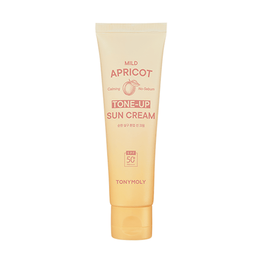 TONYMOLY Mild Apricot Tone Up Sun Cream SPF50+ PA++++ 50ml - Korean Beauty UK Sun Cream TONYMOLY