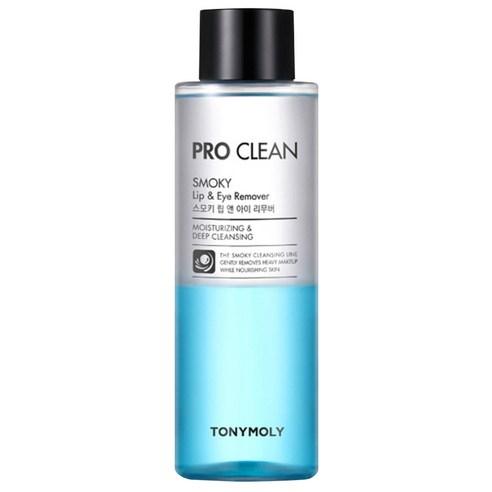 TONYMOLY Pro Clean Smoky Lip & Eye Remover 250ml - Korean Beauty UK Lip & Eye Remover TONYMOLY