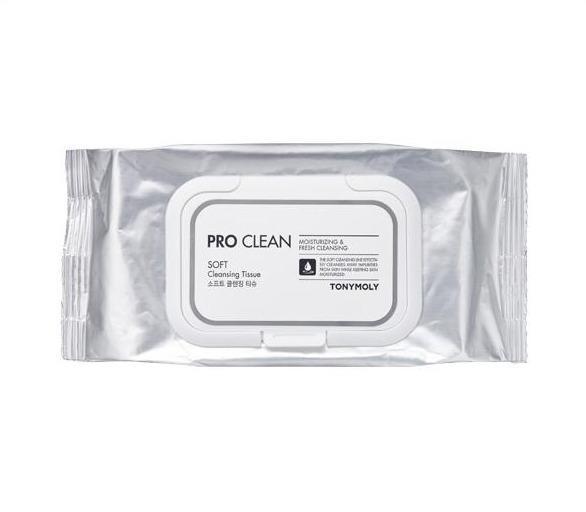 TONYMOLY Pro Clean Soft Cleansing Tissue 50ea - Korean Beauty UK Cleansing Tissue TONYMOLY