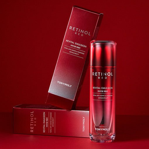 TONYMOLY Red Retinol Revital Emulsion 120ml - Korean Beauty UK Emulsion TONYMOLY