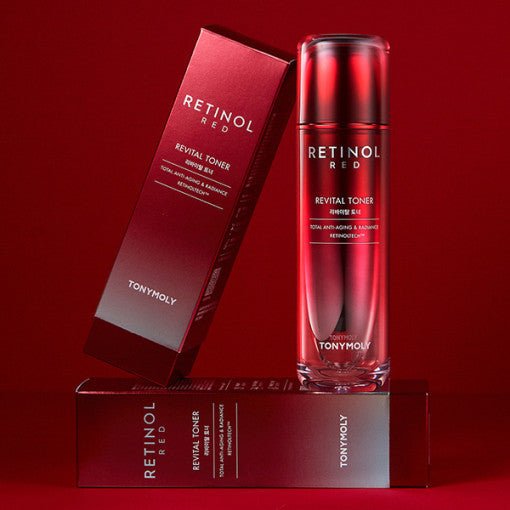 TONYMOLY Red Retinol Revital Toner 120ml - Korean Beauty UK Toner TONYMOLY