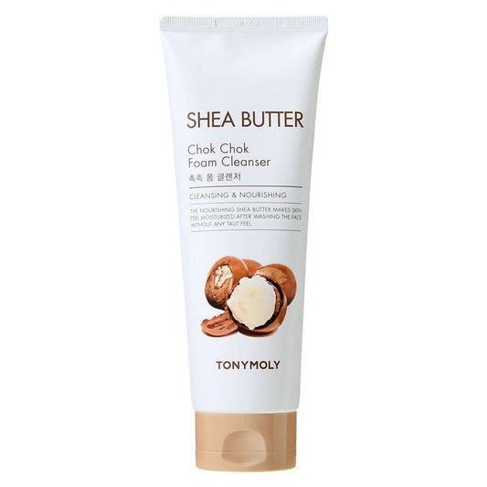 TONYMOLY Shea Butter Chok Chok Foam Cleanser 250ml - Korean Beauty UK Cleansing Foam TONYMOLY