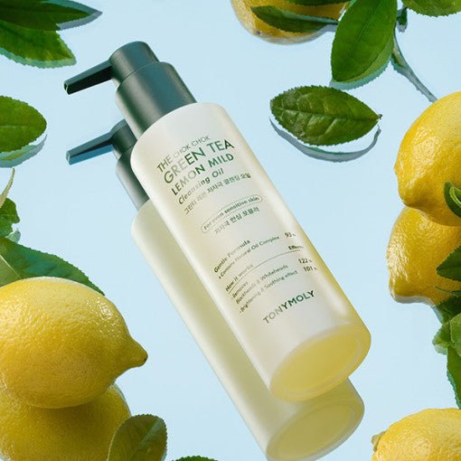 TONYMOLY The Chok Chok Green Tea Lemon Mild Cleansing Oil 200ml - Korean Beauty UK CLEANSING OIL TONYMOLY