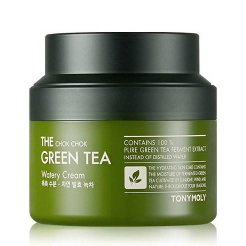 TONYMOLY The Chok Chok Green Tea Moisture Cream 100ml - Korean Beauty UK Moisturizer Cream TONYMOLY