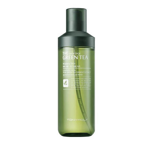 TONYMOLY The Chok Chok Green Tea Watery Skin 180ml - Korean Beauty UK Toner TONYMOLY