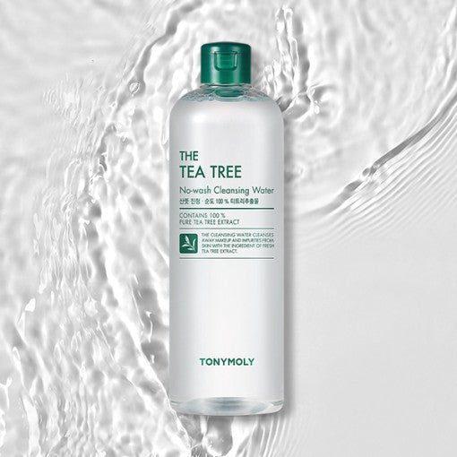 TONYMOLY THE TEA TREE No - wash Cleansing Water 500ml - Korean Beauty UK Cleansing Water TONYMOLY