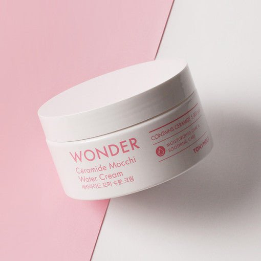 TONYMOLY Wonder Ceramide Mocchi Water Cream 300ml - Korean Beauty UK Cream TONYMOLY