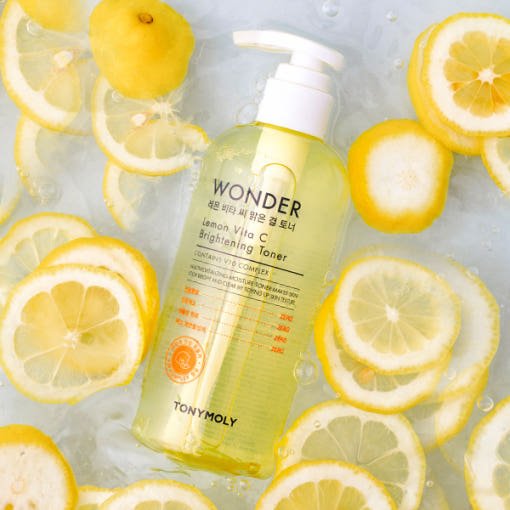 TONYMOLY Wonder Lemon Vita C Brightening Toner 300ml - Korean Beauty UK Toner TONYMOLY