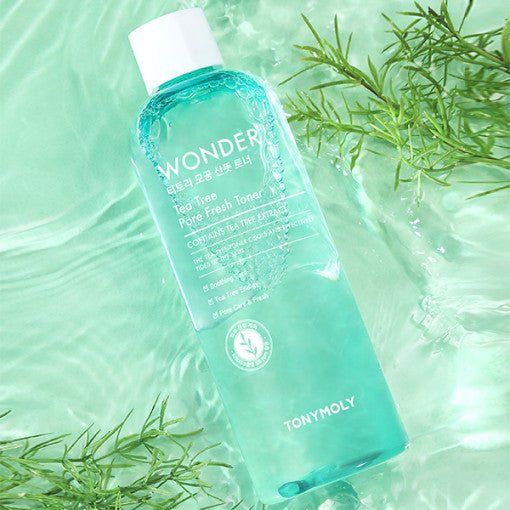 TONYMOLY Wonder Tea Tree Pore Fresh Toner 500ml - Korean Beauty UK Toner TONYMOLY